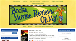 Desktop Screenshot of booksmoviesreviewsohmy.com